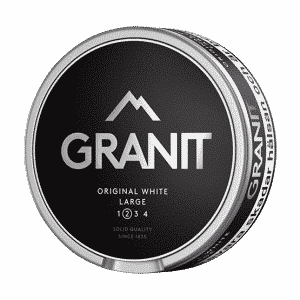 Granit Vit Portion är ett white-portionssnus med en ren och tydlig